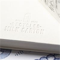BLOCK NOTES IN CARTONI DEL LATTE RICICLATI